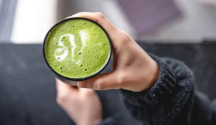 Matcha latte namuose